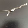 Silver 925 Necklace W/ Pearl and CZ Pendant Image 2