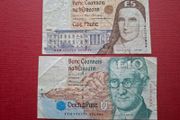Two Irish C Series Notes: 10 Pounds (1997) &amp; 5 Pounds (1999)