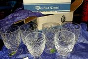 6 Waterford crystal Donegal glasses in box