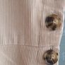 MANGO beige cord pinafore with pockets Sz L (12-14) Image 3