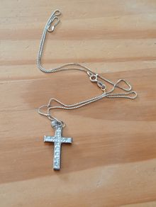 Sterling Silver 18" Necklace - Stamped for Silver (sl88)