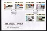2013 Isle of Man 225th Anniversary of the Times of London Newspaper Commemorative Stamps First Day Cover (FDC)