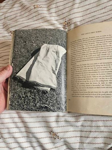 St Bernadette. A Pictorial Biography By Leonard Von Matt And Francis Trouchu. First Edition 1957. Large Volume Hardback In Fair Condition.  See Photos For Same.