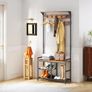 Industrial Coat Stand Hallway Shoe Rack Image 2