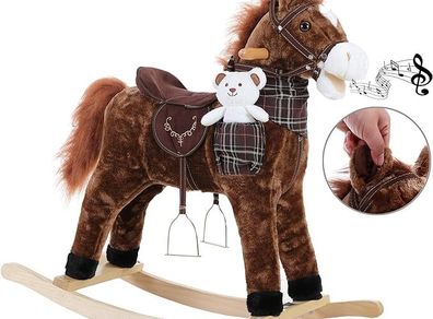 Rocking Horse or Rocking Unicorn Plush fluffy toys