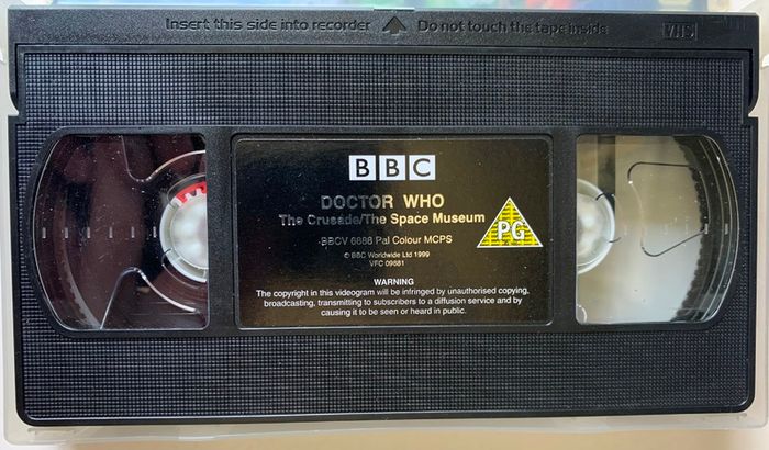 Doctor Who (1st Doctor - William Hartnell) - Season 2 [1965] The Crusade & The Space Museum (PAL TV VHS Cassette)