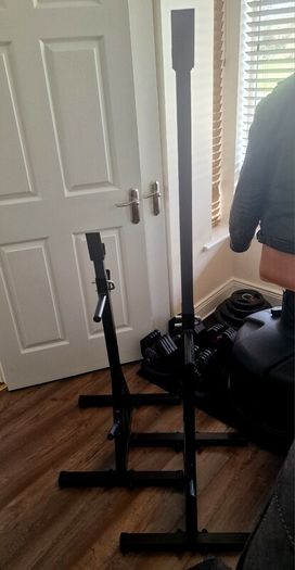 Squat Rack Stands With Dips Adjustable