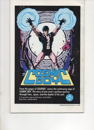 Legion Of Super-heroes #29 Starfinger 1986 Dc Copper Age Comic