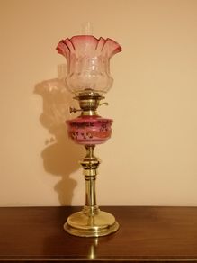 Original Victorian Oil lamp