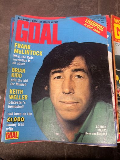 Job lot of approx 150 Goal magazine