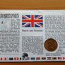 Vintage UK 1967 coin stamp cover BUNC Penny coin Image 4