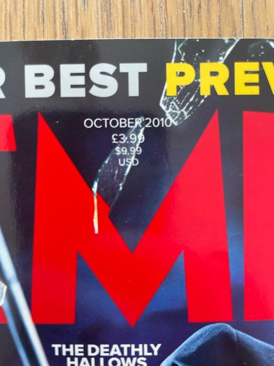Harry Potter Empire Magazine. October 2010