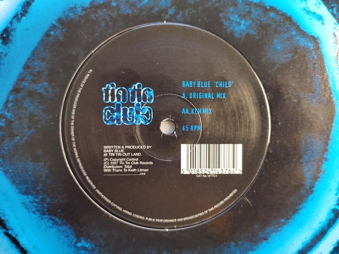 Baby Blue - Child - Tin Tin Club Records - Original First Pressing - Siren House Banger!!