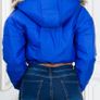 crop winter jacket with hood ROYALBLAU s-m Image 2