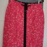 ESCADA SPORT fuschia silk mix 2-way full zip skirt Sz 36 (Fit 10UK) - Rrp 345 (New) Image 2