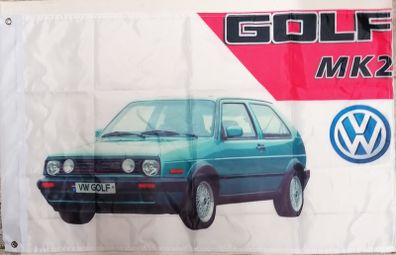 VW Golf MK2 Flag 2 Door Green .