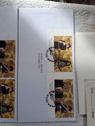 Stamps.Irish Rock Legends.2002