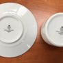Vintage Mondrian Pattern Cup and Saucer by Royal Worcester Image 4