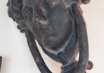 Black iron door fittings