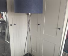 Navy Blue floor lamp