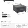 ottoman footstool Image 3