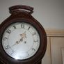Antique 18th Century Swedish Rosemal Grandmother Clock (height 86") (works well and keeps time) Image 10