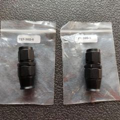 AN6 PFTE Straight Fittings