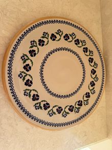 Nicholas Mosse Blue Pansy Lazy Susan