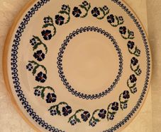 Nicholas Mosse Blue Pansy Lazy Susan