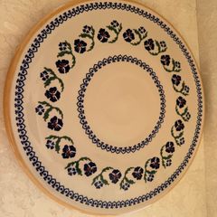 Nicholas Mosse Blue Pansy Lazy Susan