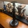 Antique Oak Barley Twist Candle Stick Image 6
