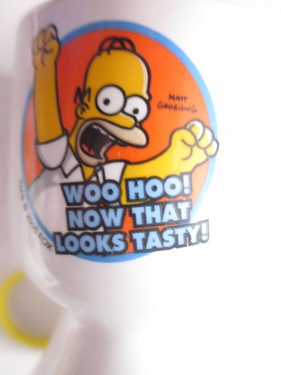 Homer Simpson Egg Cup Holder Ceramic 2005