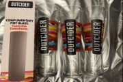 BULMERS outcider beer pint glasses
