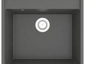 Kitchen Sink with Overflow Hole Grey Granite