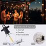 FREE EXPRESS SHIPPING Outdoor String Lights Mains Powered, 50Ft Waterproof IP65 Garden String Lights, 25+2 G40 Globe Bulbs Image 4