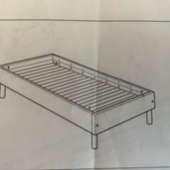 2 single beds (read ads)