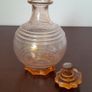 Peach Glass Decanter - Vintage Image 2