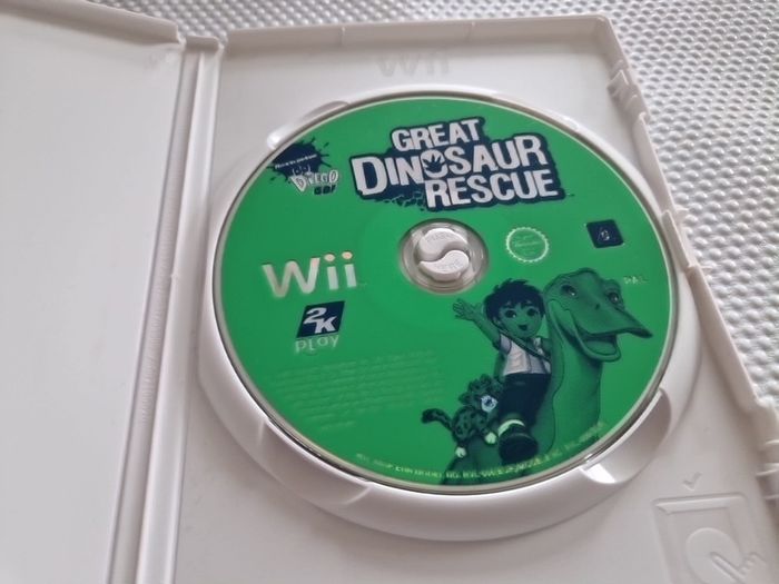 Go Diego Go Great Dinossaur Rescue Nintendo Wii Games Original