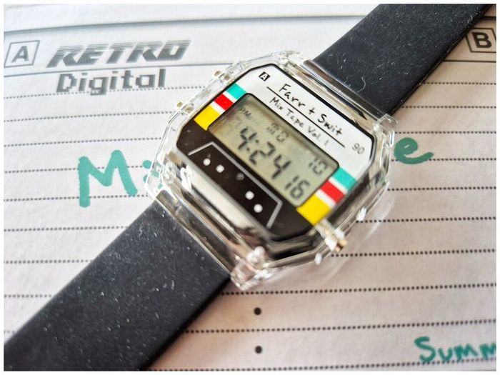 Farr & Swit Retro Mixed Tape watch
