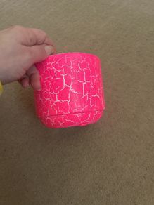 Hand painted small flower pot