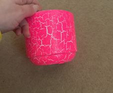 Hand painted small flower pot