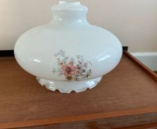 vintage glass ceiling lamp shade
