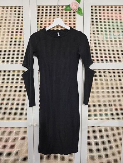 Black midi dress  Blue steel  Size S