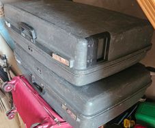 4 Extra Large Suitcases and Smaller Bags and Handbags