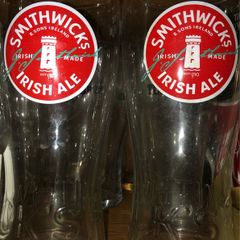 Smithwicks beer pint glasses