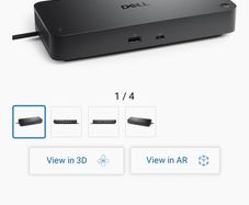 As new - used for less than one month    Dell Pro Thunderbolt 4 Smart Dock Dock| SD25TB4