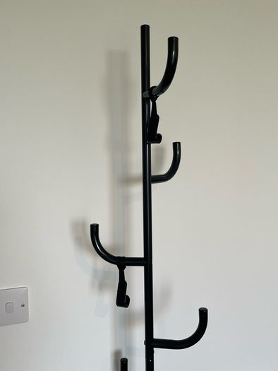 IKEA ALGANAS Hat and Coat Stand Black Good Condition