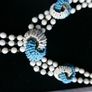 Vintage Beaded Crystal with Spiral Rope Necklace Image 6