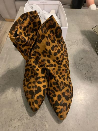 leopard print boots