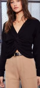 Massimo Dutti twist front sweater